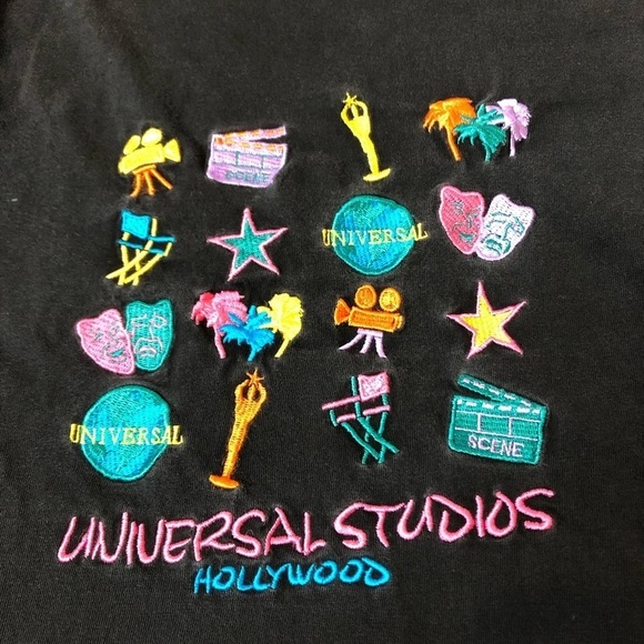 Vintage 90s Universal Studios Hollywood KIDS Shirt - Picture 2 of 14